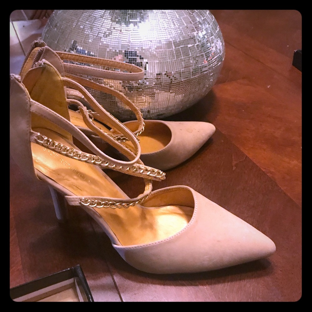 Tan pumps